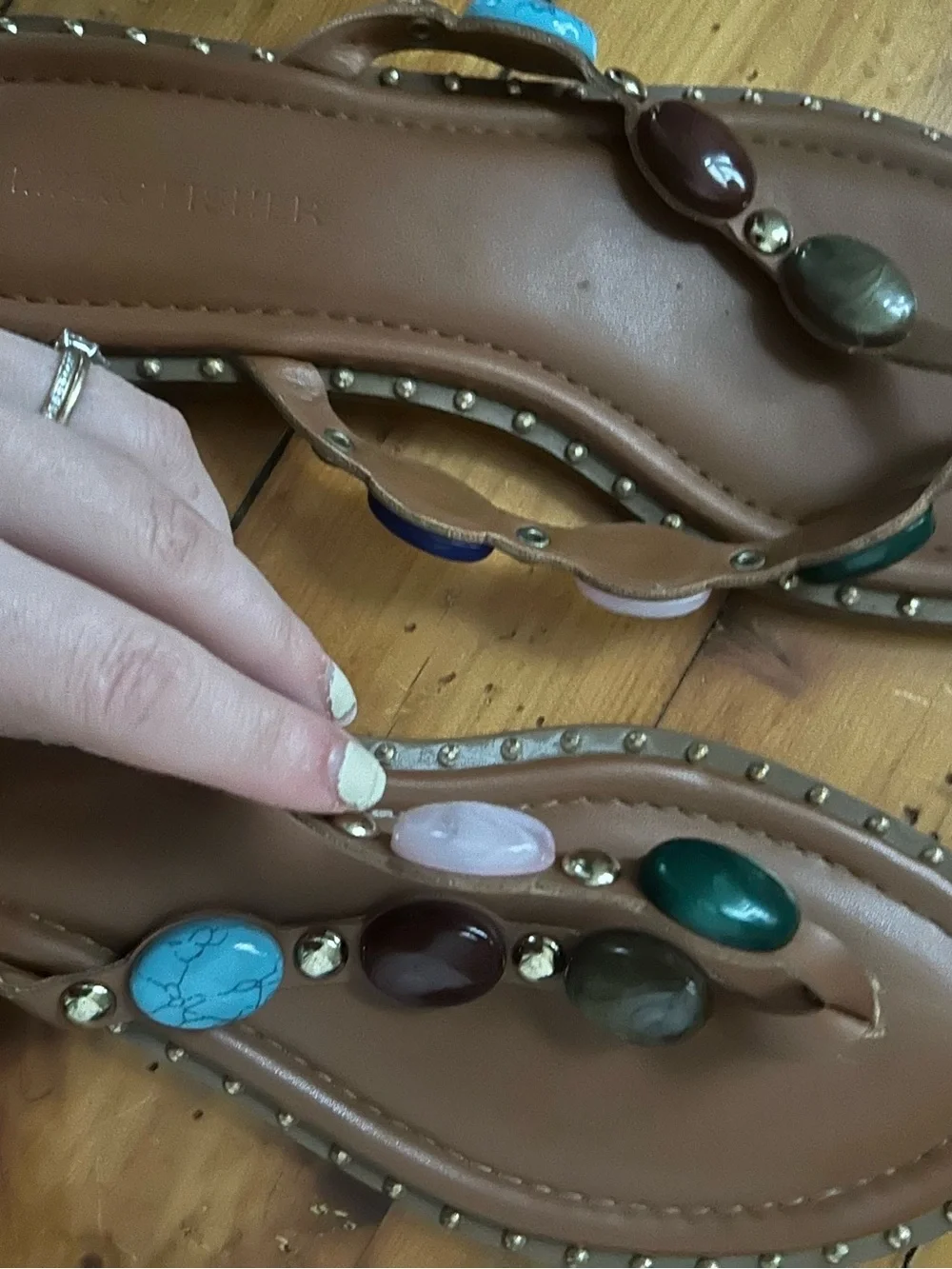 Marc Fisher Yessica Sandal 8 boho